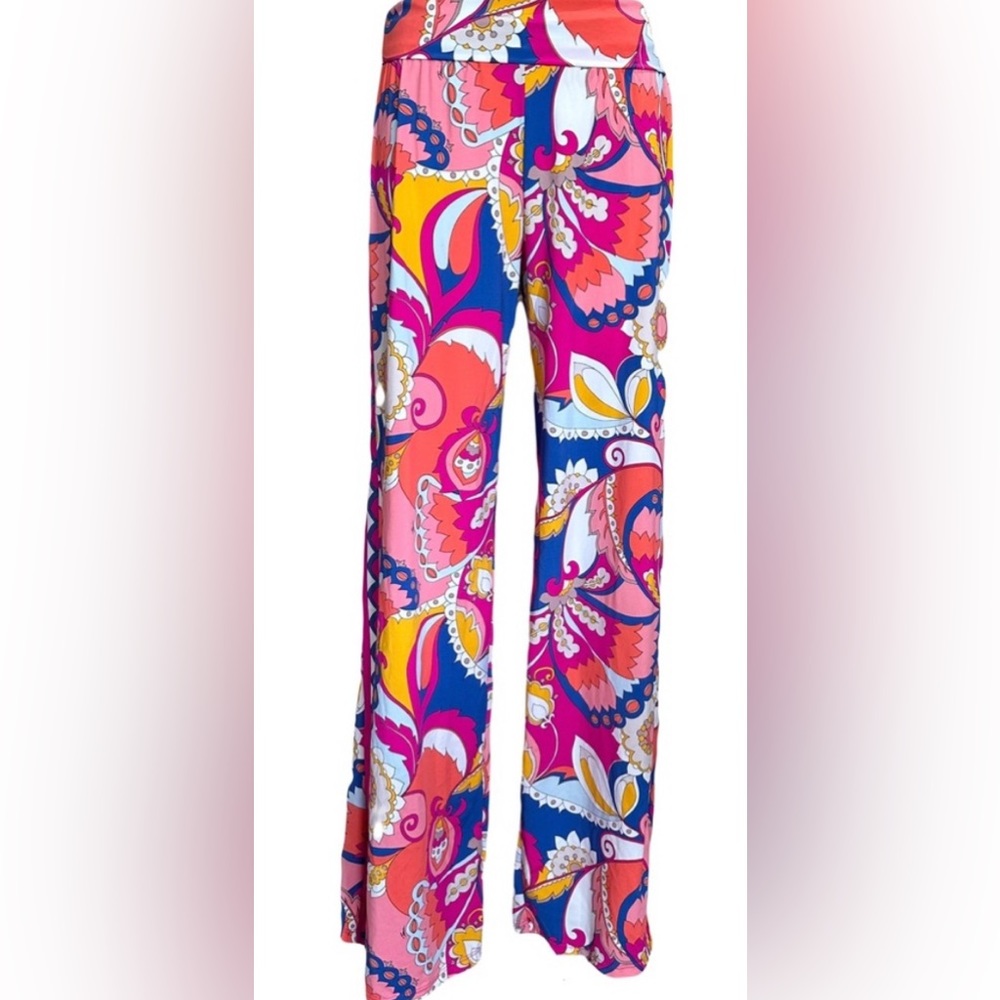 Trina Turk Sevilla cover up split leg pant
